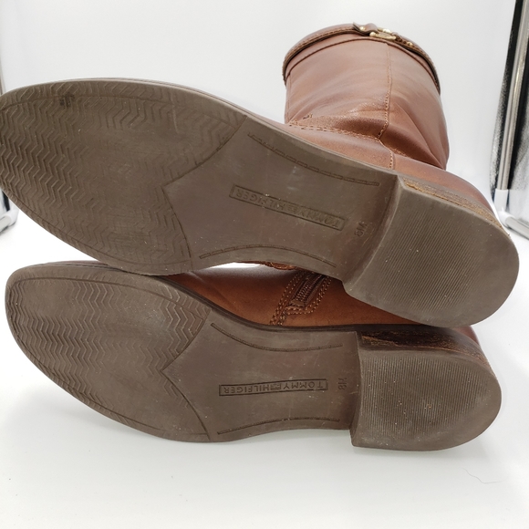 Tommy Hilfiger Tall Riding Boots Cognac… - Picture 5 of 11